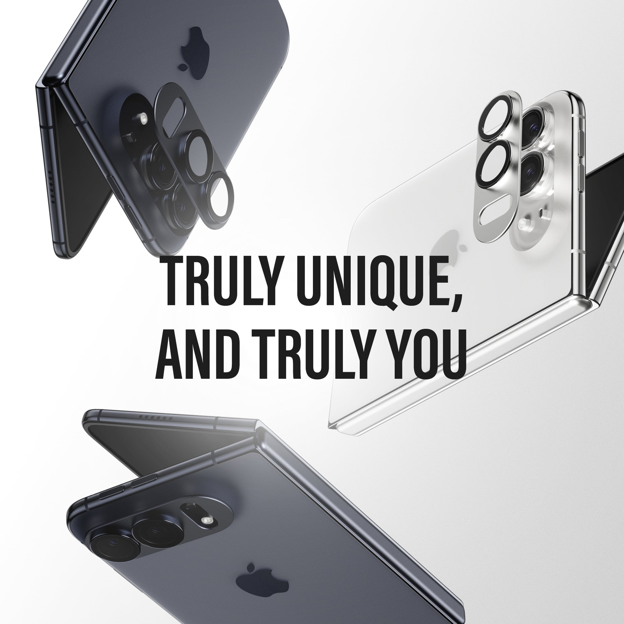 PanzerGlass® Fender Kameraschutz Silber iPhone Duo